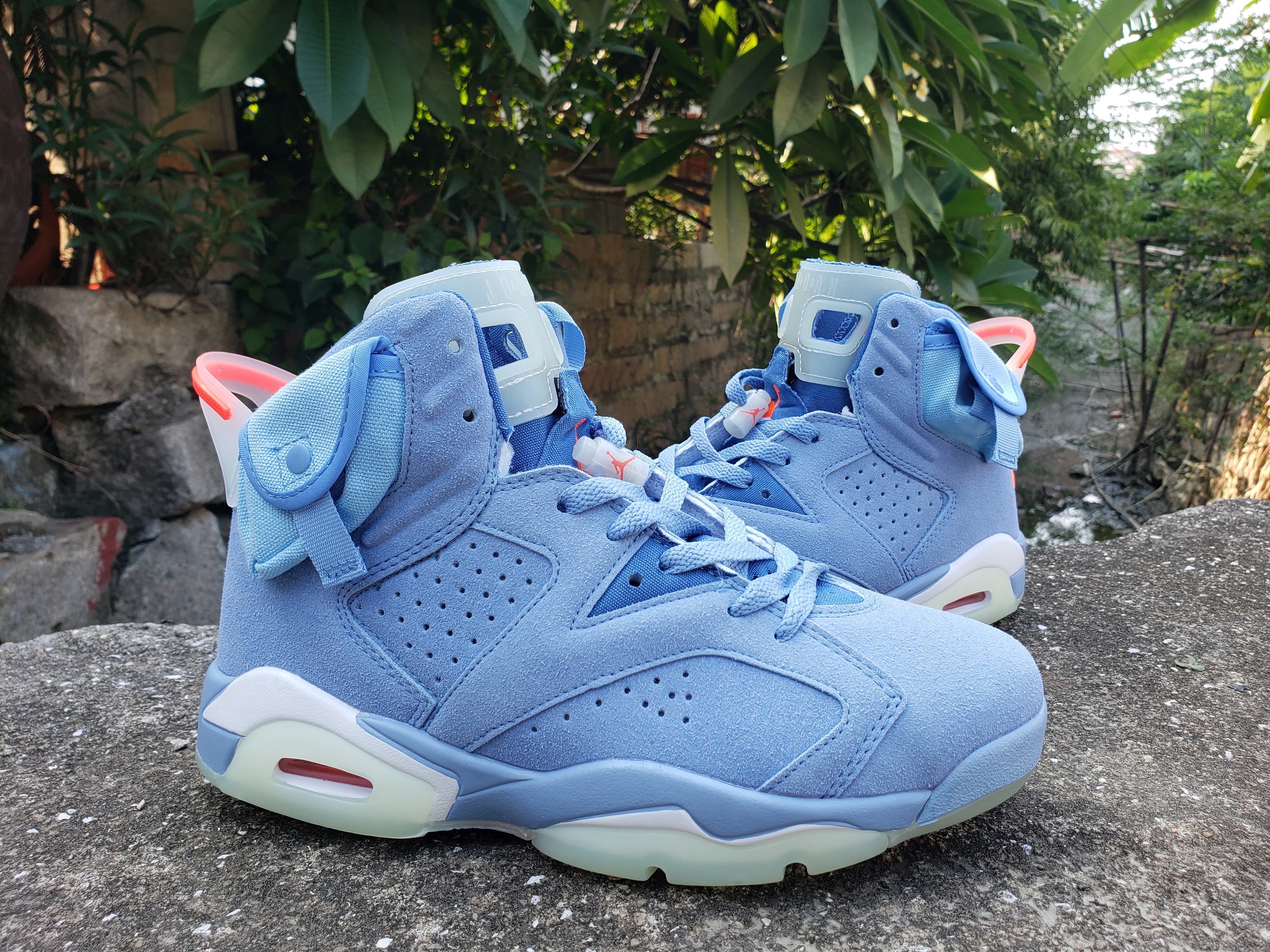 Air Jordan 6 NC Blue Orange - Click Image to Close